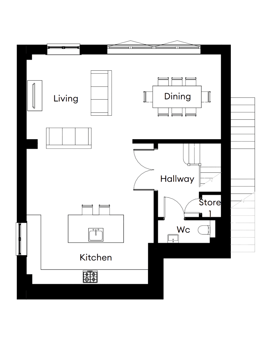 The Crowther - Lower Ground floor