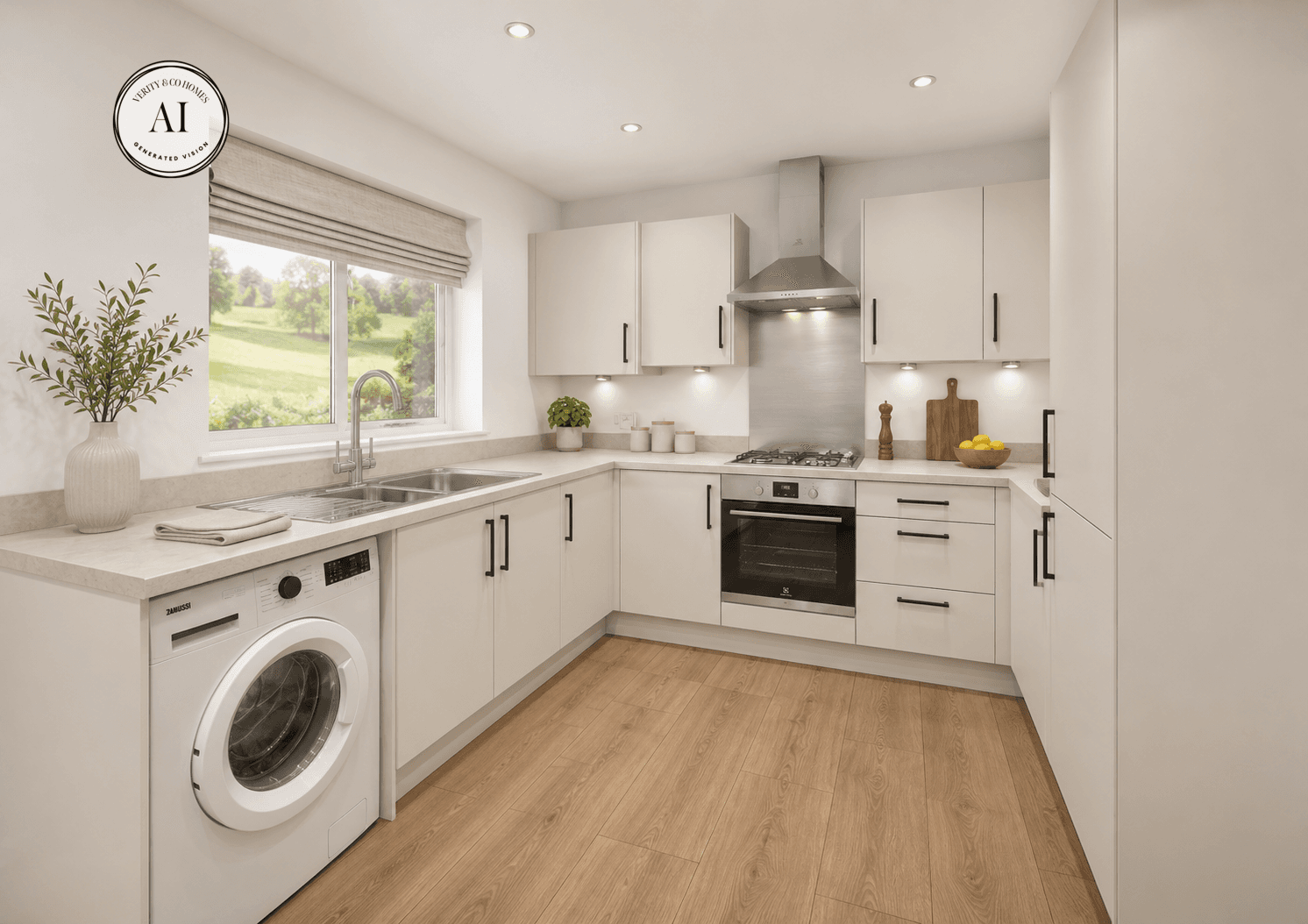 The Ashton - The Oaks - AI Kitchen CGI