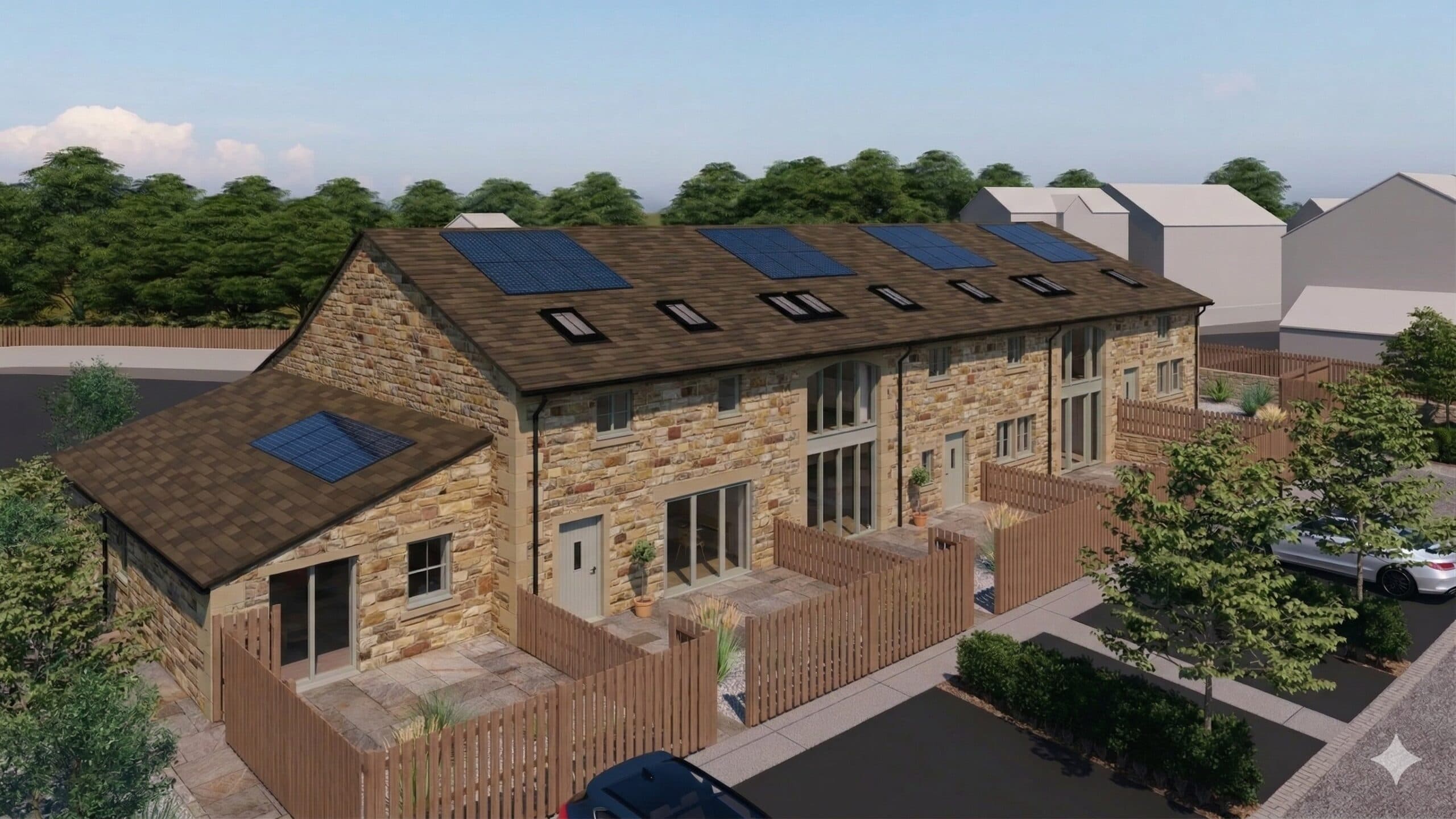 The Barn Renovation Pendle Farm Worsthorne AI Generated