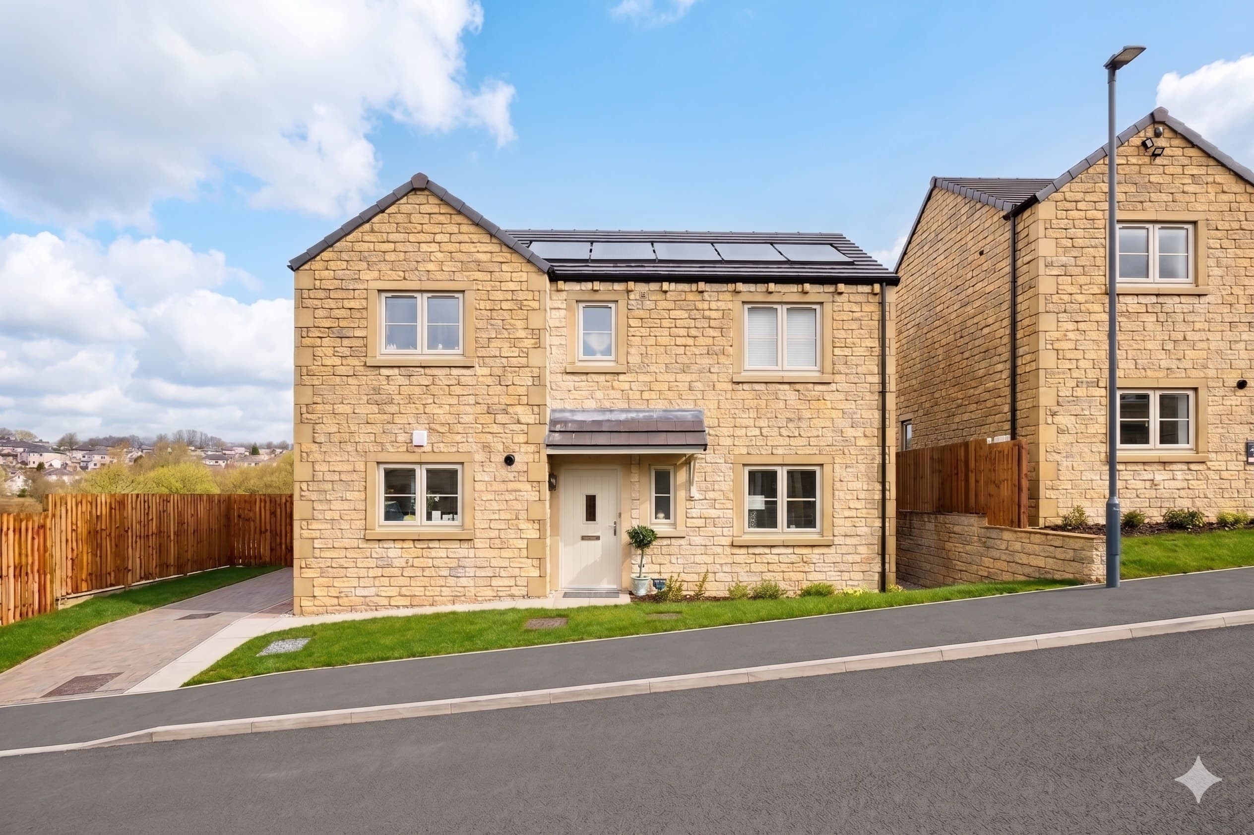 The Boulder - Plot 26 - Now Sold - AI used to reflect the completed street scene