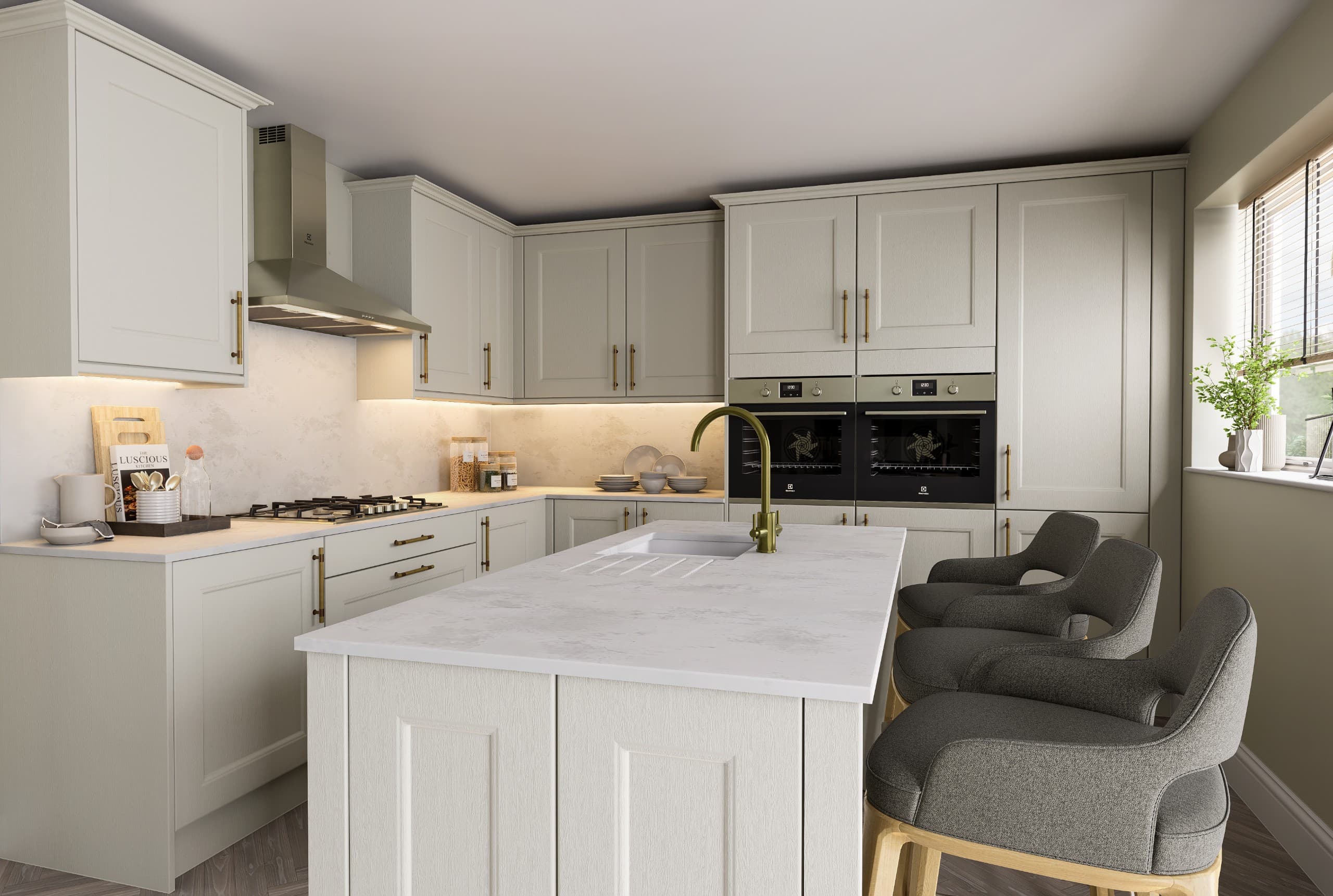 The Larkin, Kitchen CGI (1) The Oaks