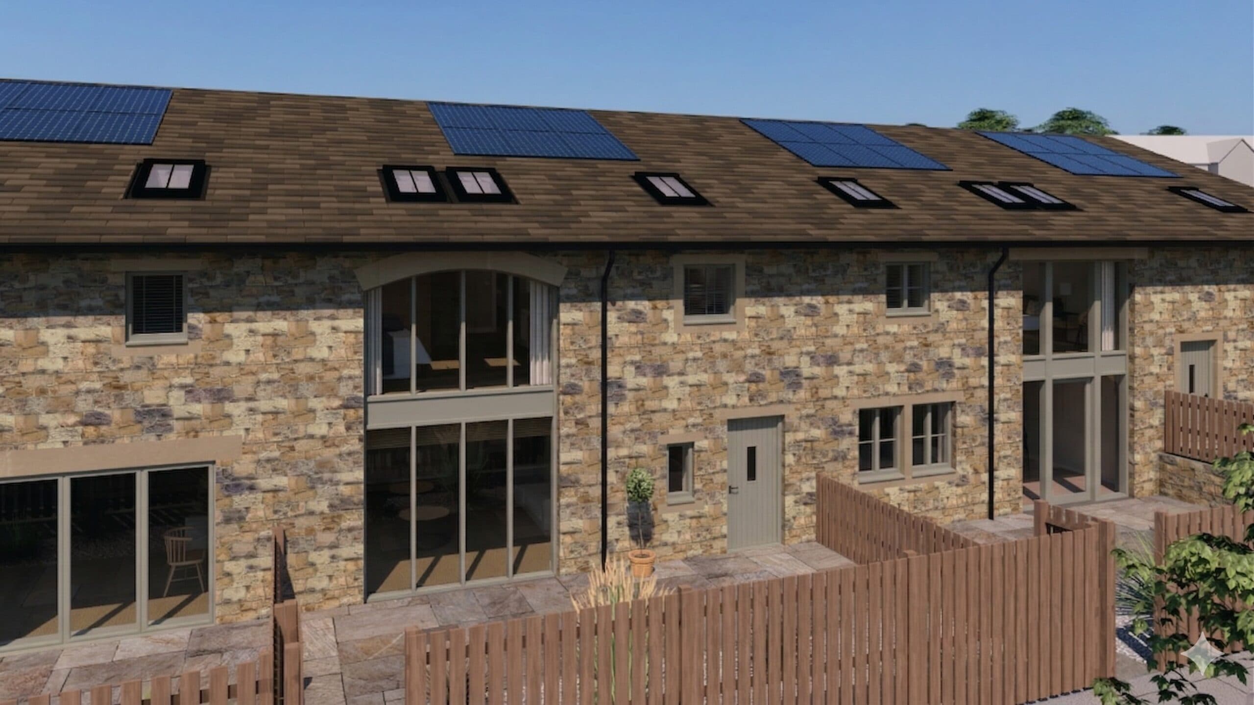 The Croft at Pendle Farm Worsthorne - a reimagined barn rebuild - AI Generated