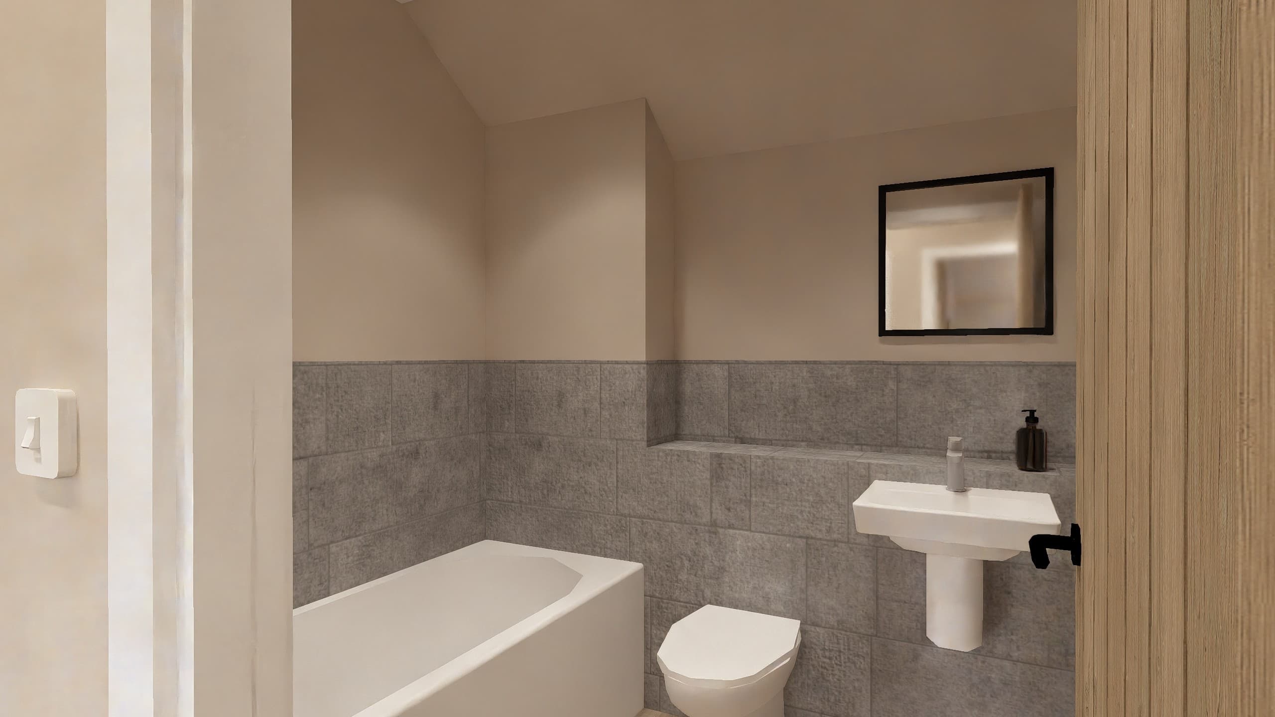 cgi internal of the croft at pendle farm