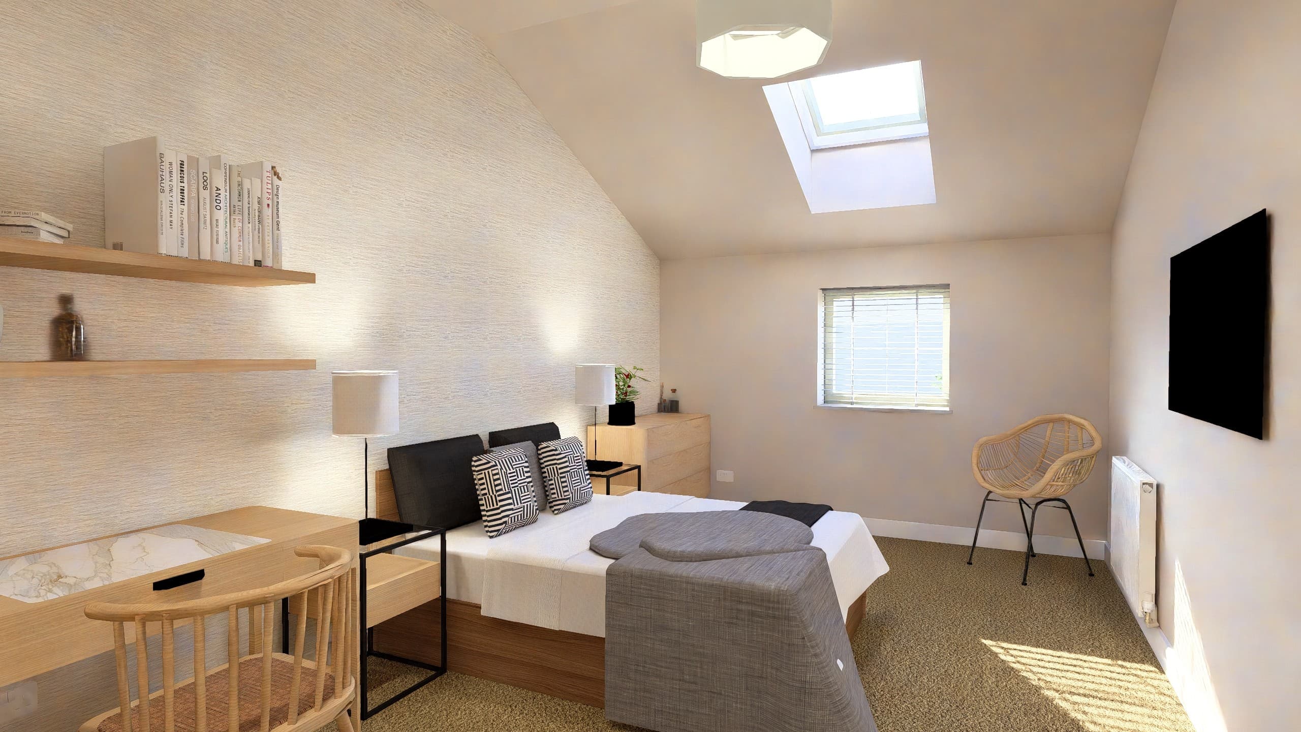 cgi internal of the croft at pendle farm