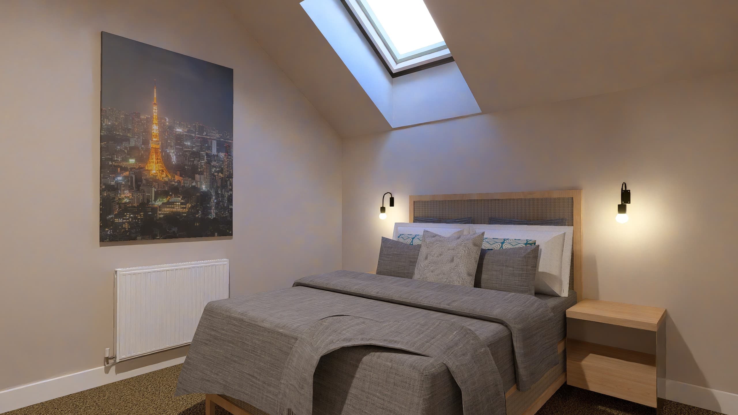 cgi internal of the croft at pendle farm