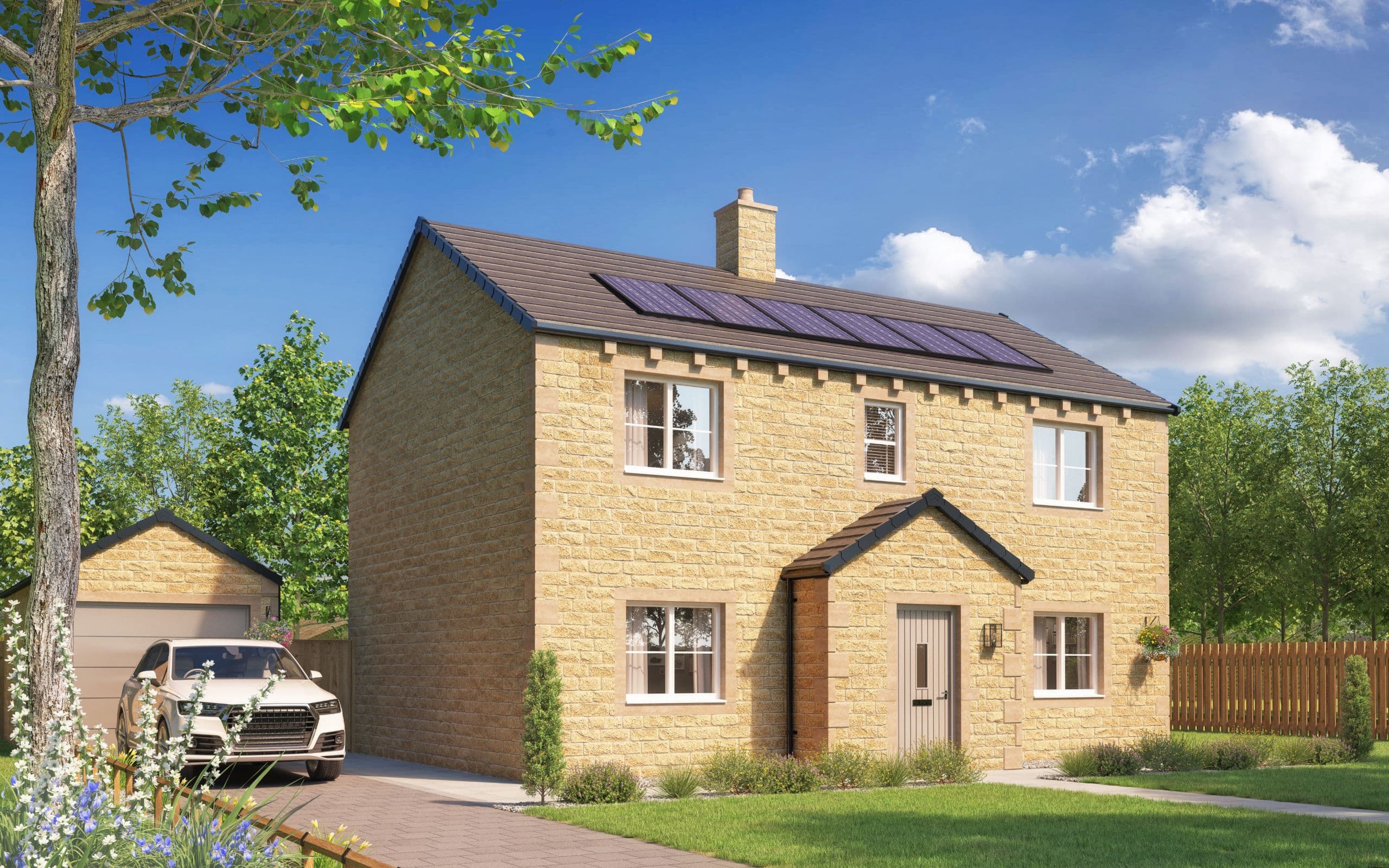 The Hartford - Plot 4 - The Carriages - Oxenhope - CGI