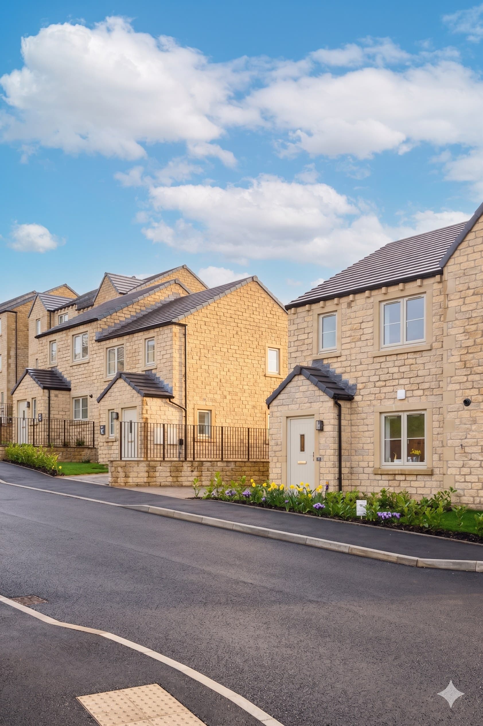 The Oaks Street Scene - As Built and cleaned up with AI