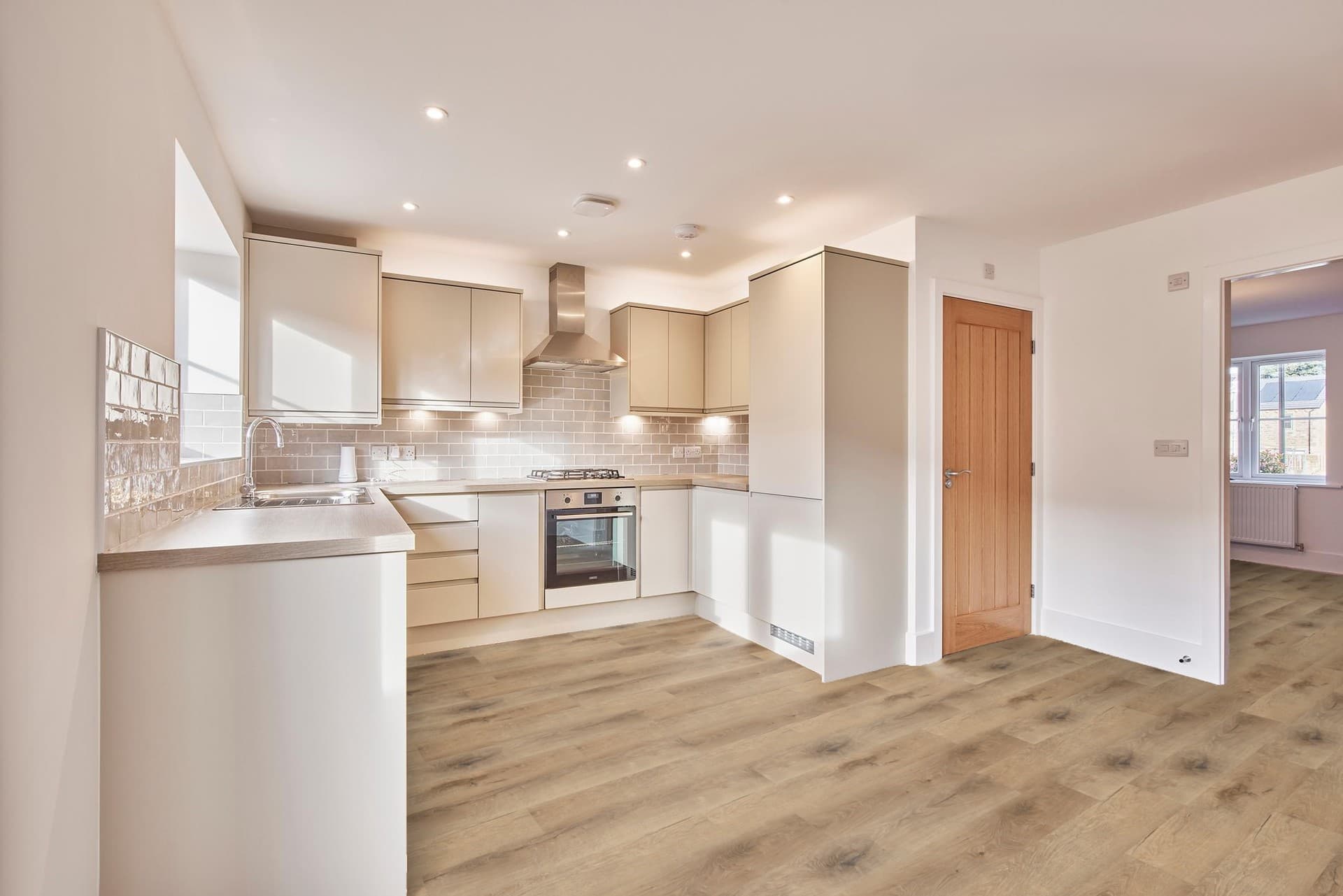 Plot 3 - Croft Mill- The Ashton - Kitchen Diner - Floor CGI