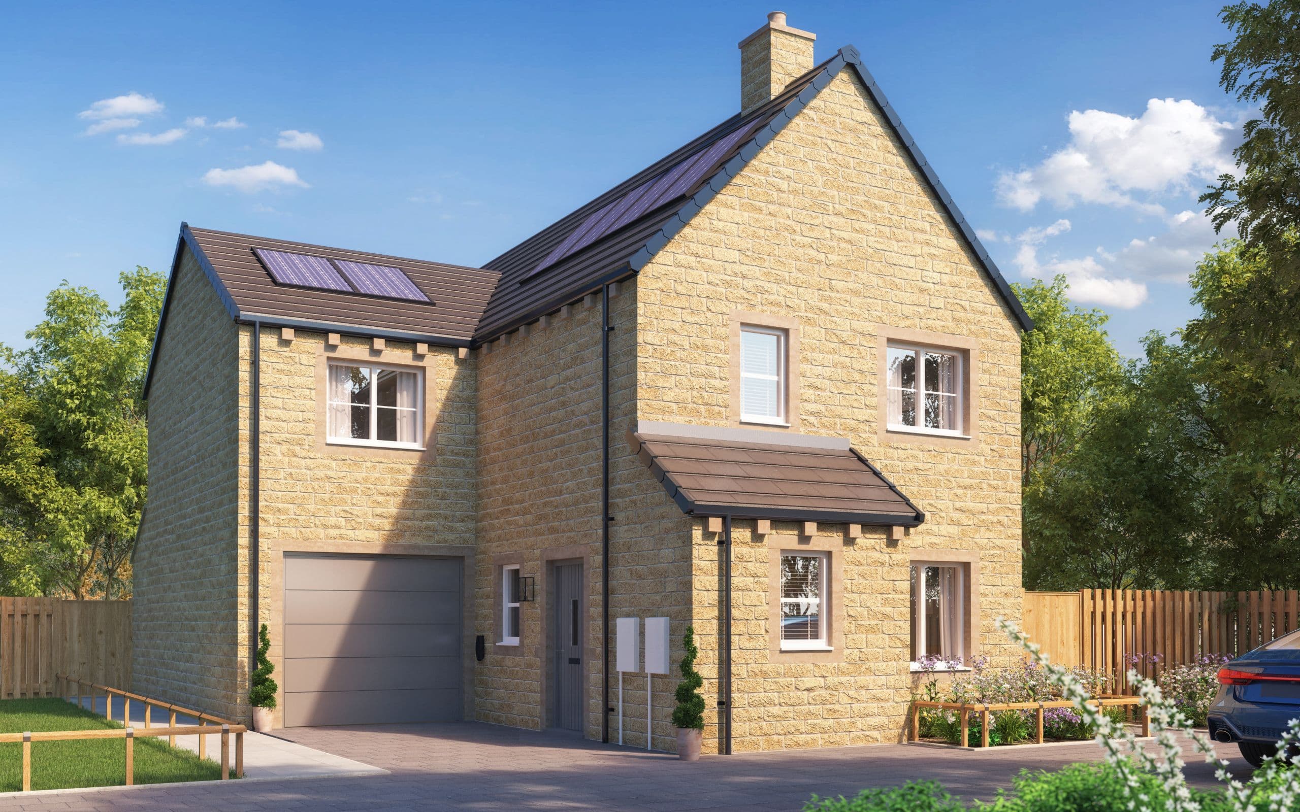 The Earnshaw - Plot 8 - The Carriages - Oxenhope - CGI