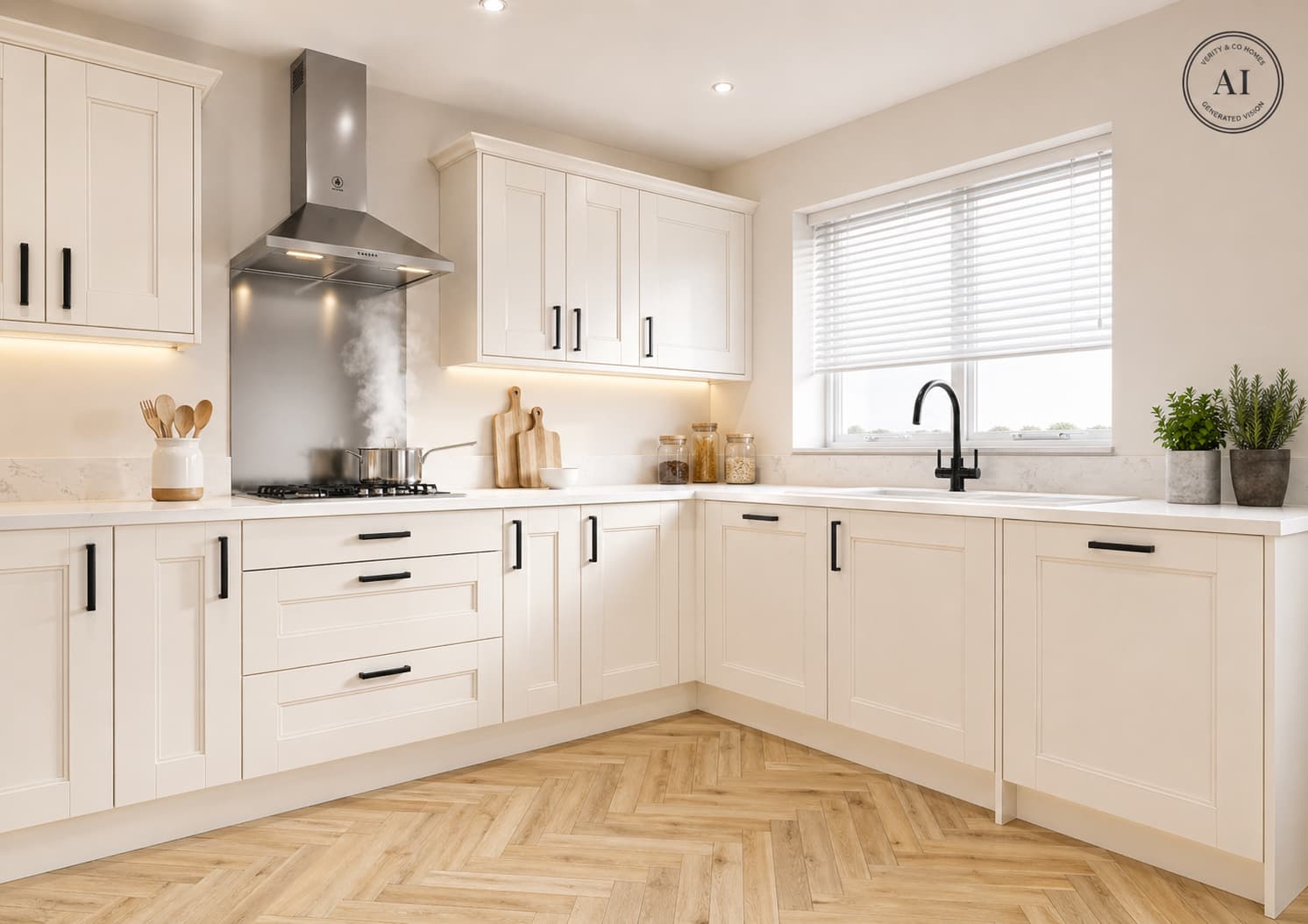The Hawcliffe Kitchen Featuring Upgrades and completed with AI