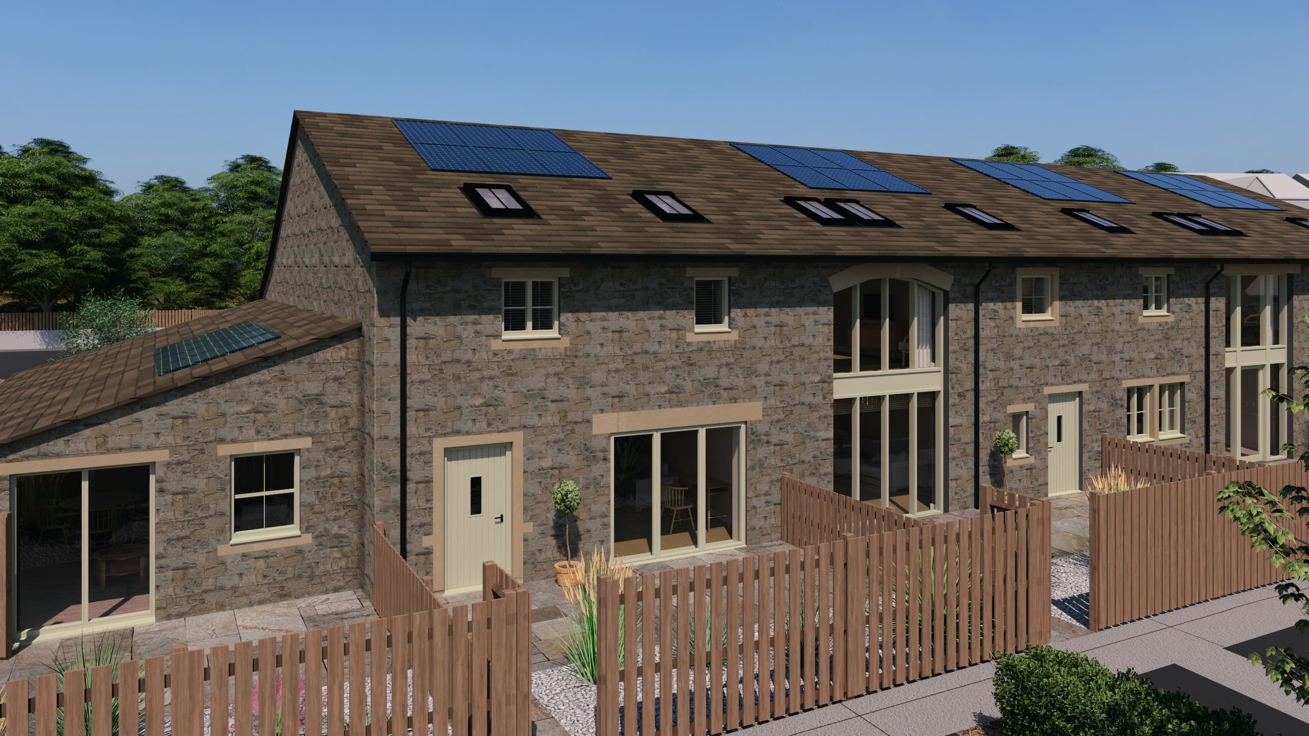 Pendle Farm Worsthorne, - Barns - Plot 32 - The Laithe