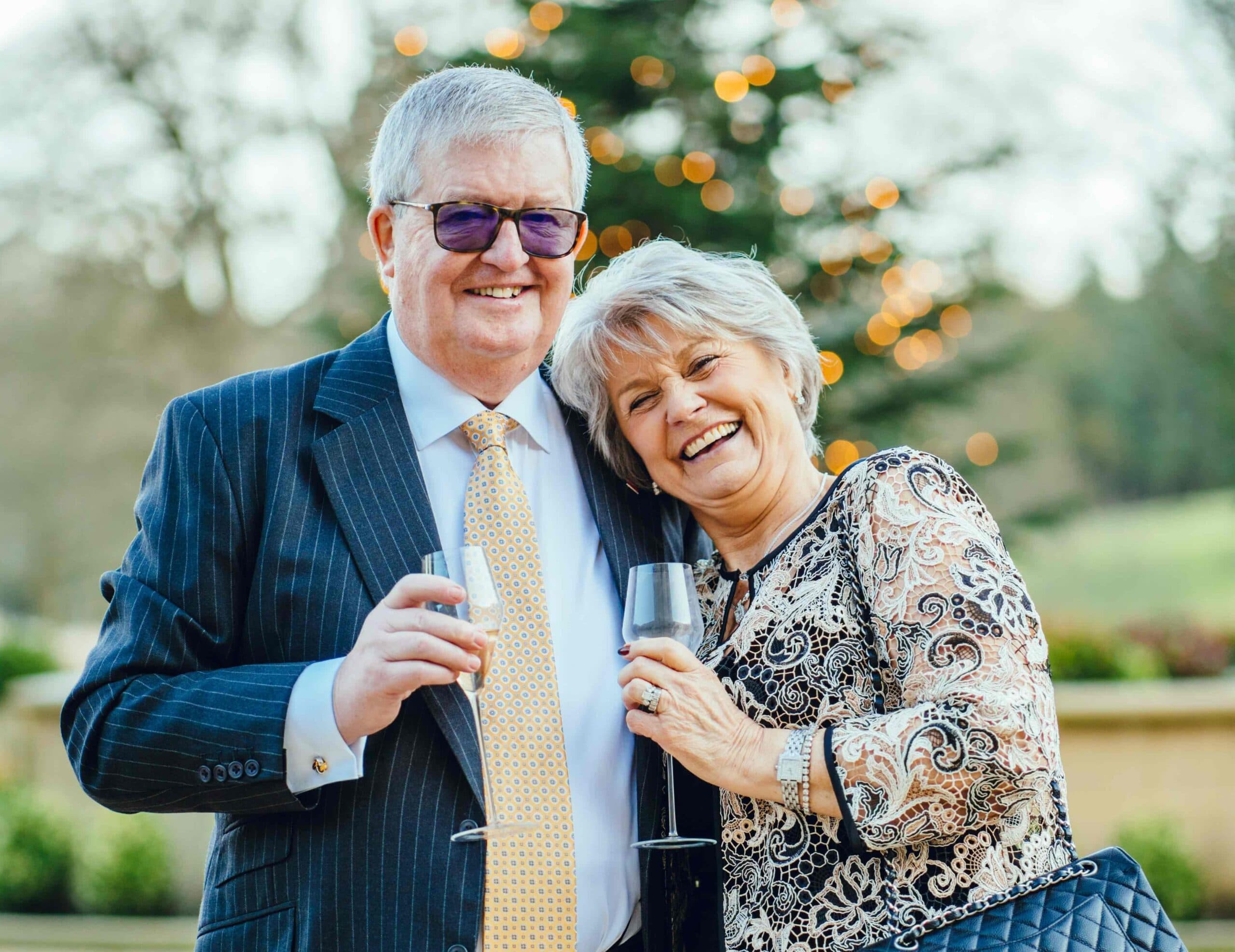 The late Brian Verity, and Linda Verity