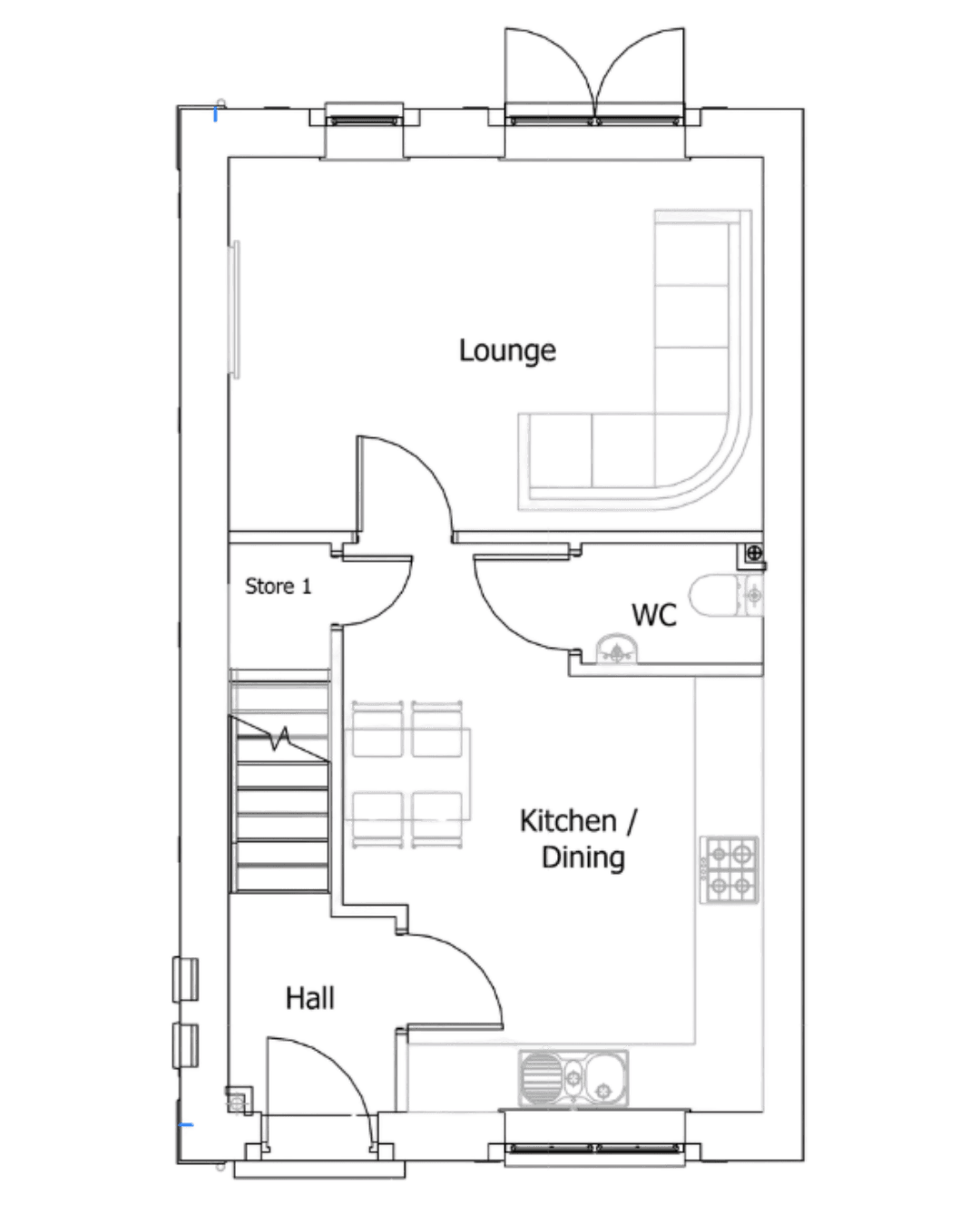 The Regent Ground Floor Plan