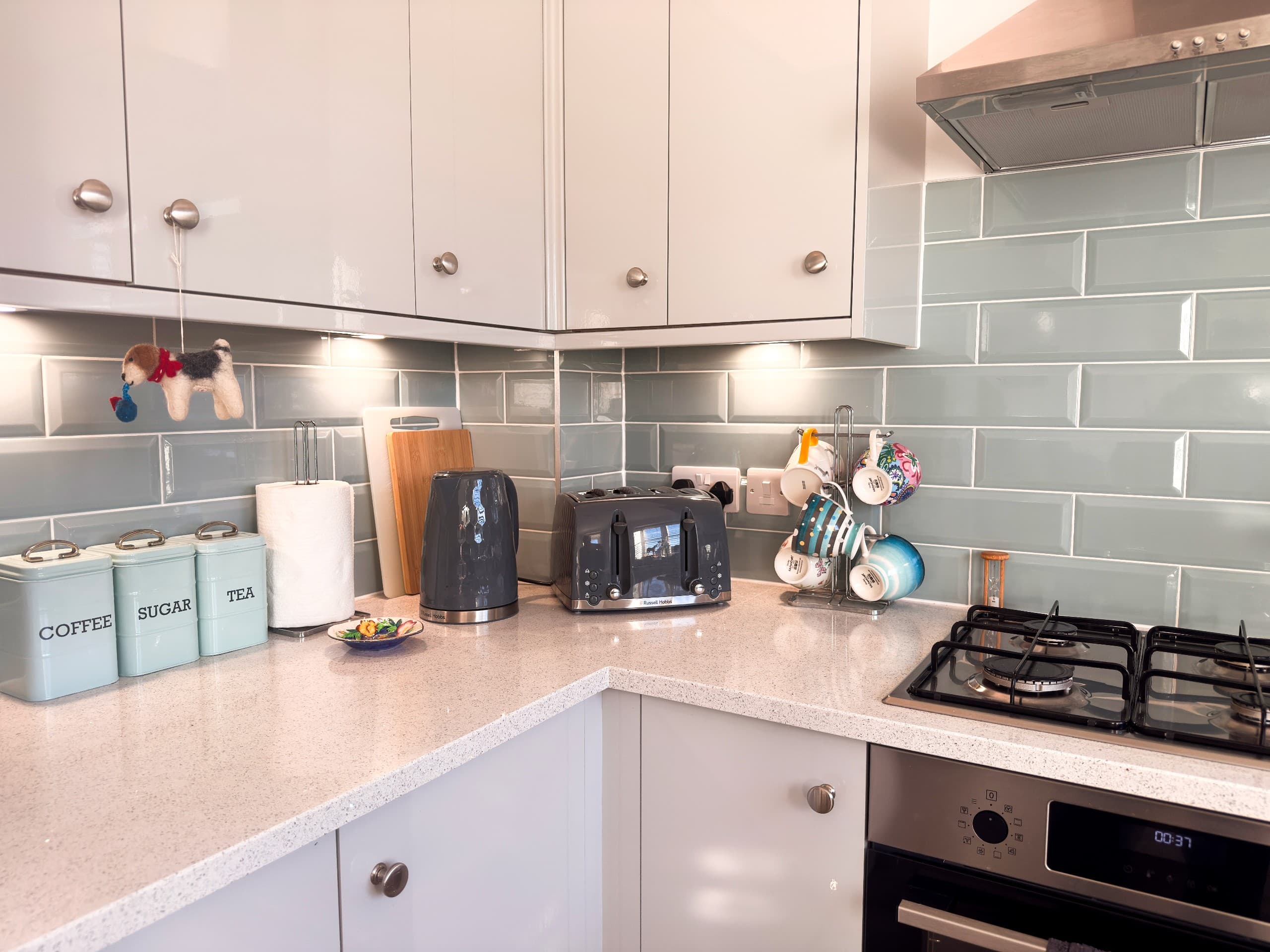 The Lark kitchen - close up details of tiling