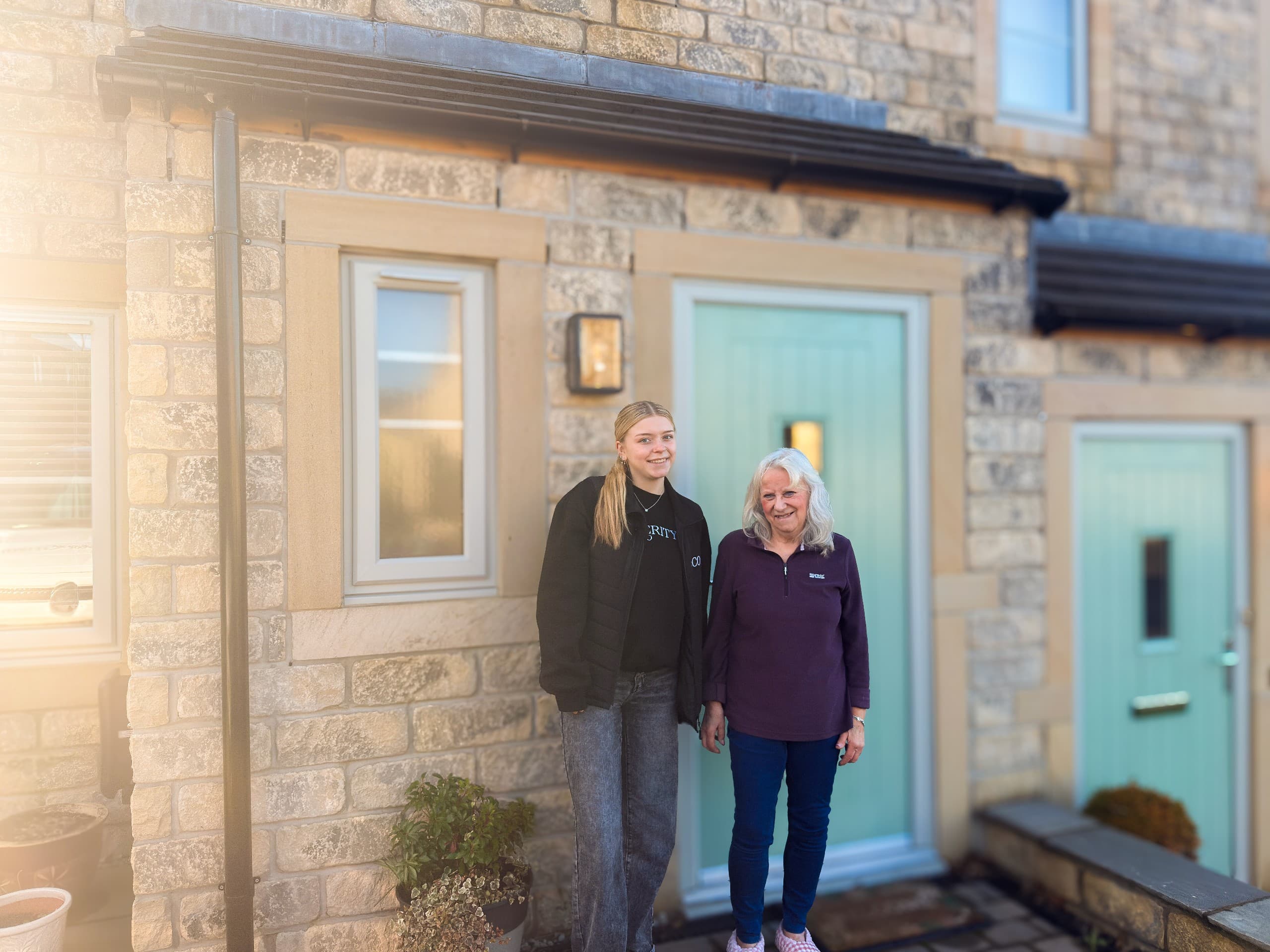 Poppy and Jane - Customer at The Alders, Skipton