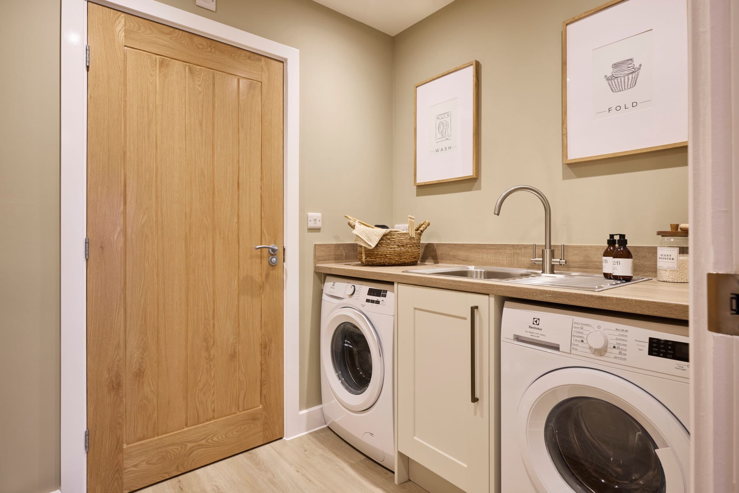 Showhome laundry