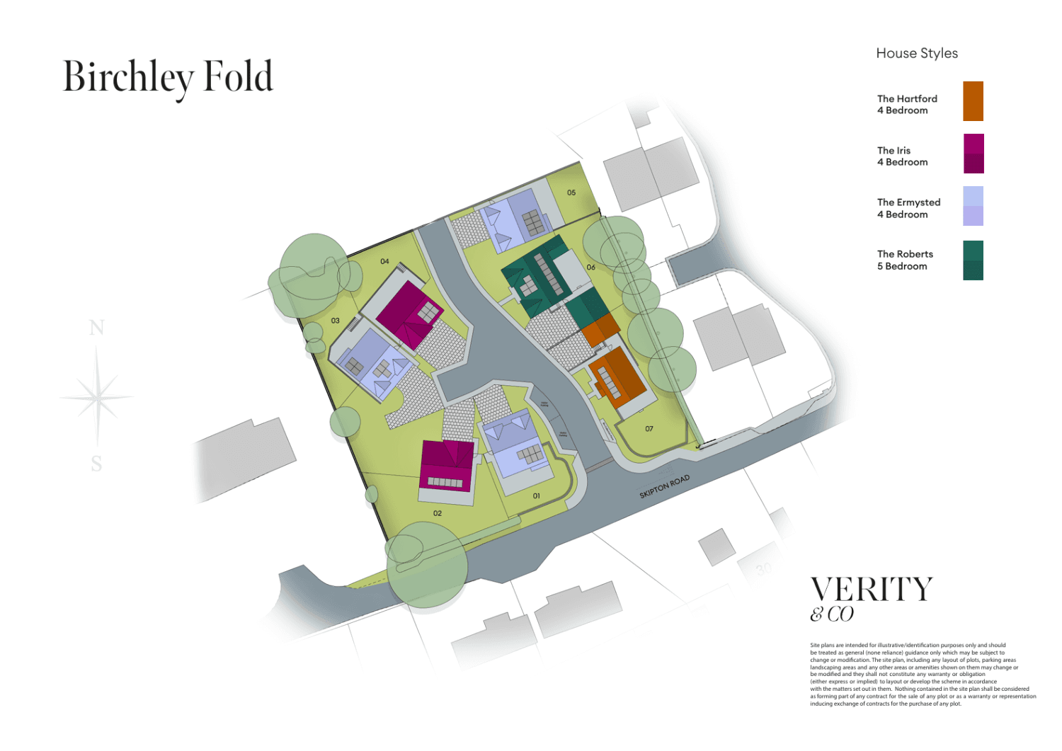 Birchley Fold, Site Plan